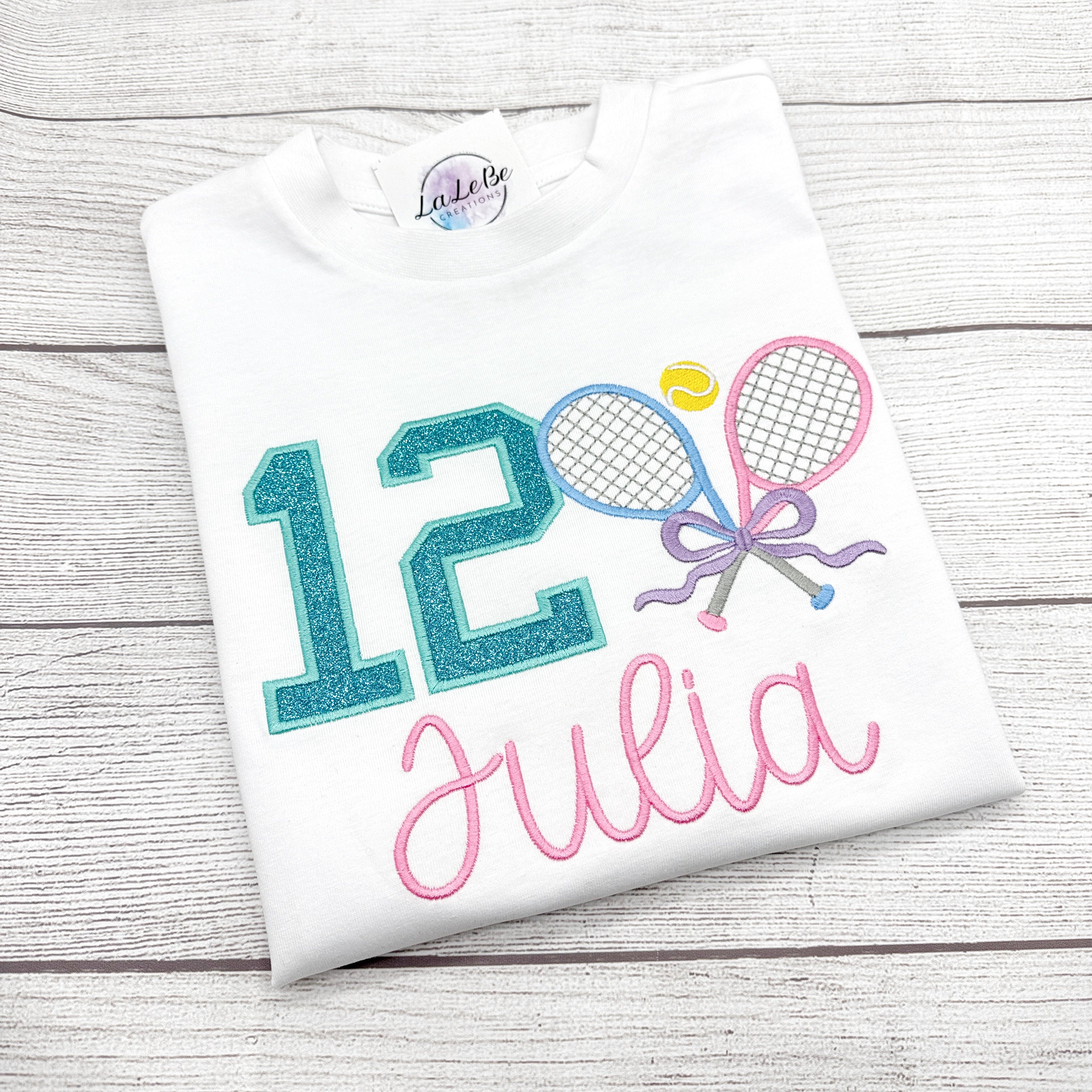 Besticktes Geburtstags-T-Shirt für Mädchen – Personalisiert