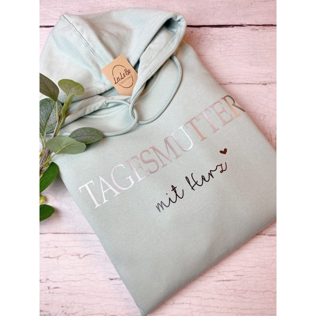 Personalisiertes Geschenk Hoodie für Erzieherin, Tagesmütter, Lehrerin mit Namen - lalebecreations.de