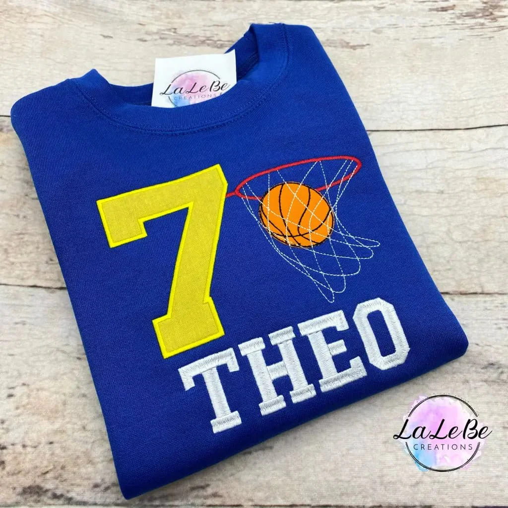 Basketball Geburtstagspullover für Jungen