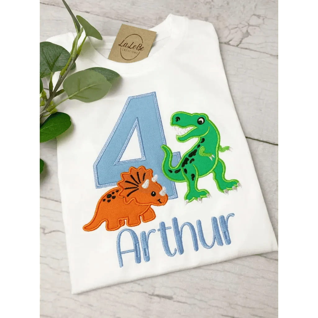 Dinosaurier Geburtstags-Shirt für Jungen