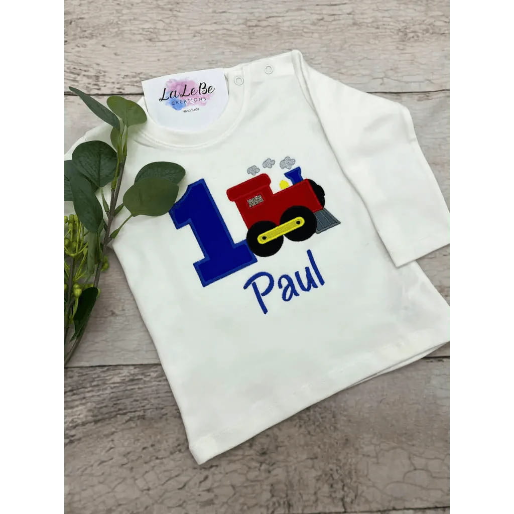 Eisenbahn Geburtstags-T-Shirt für Jungen