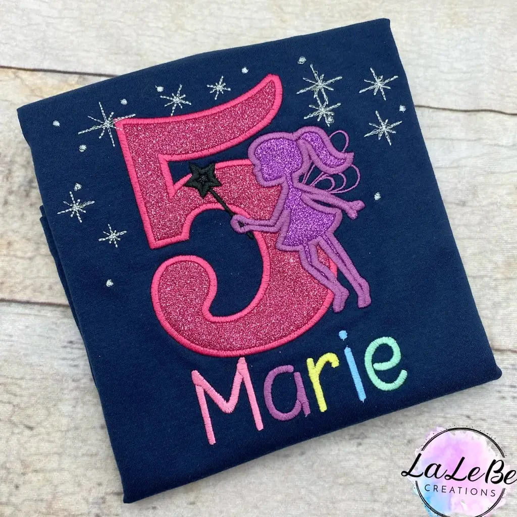 Fee Geburtstagsshirt mit Glitzer