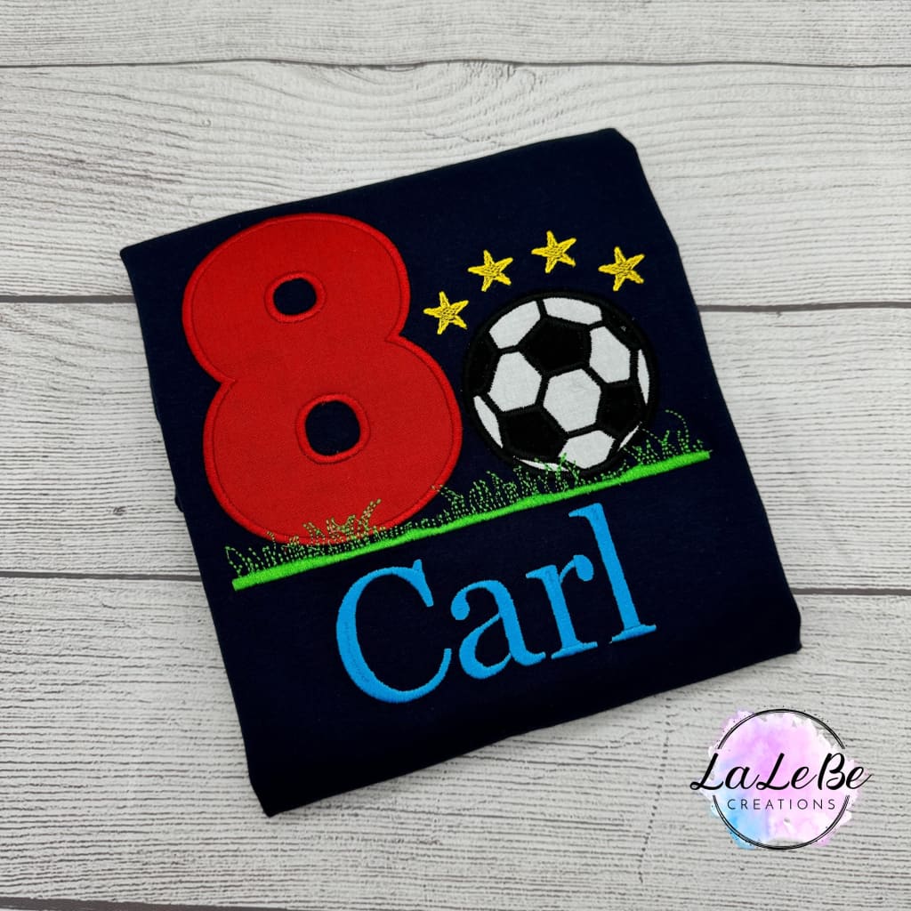 Fußball-Geburtstagsshirts für echte Fans: Individuell bestickt & unvergesslich