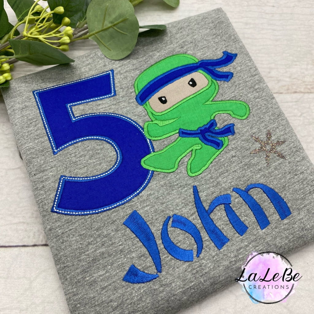 Geburtstagsshirt Ninja für Jungen