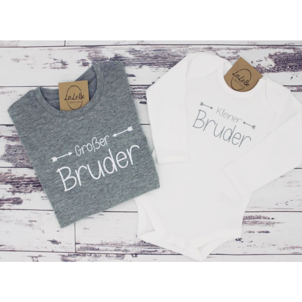 Geschwister T-Shirts – Für Fotoshootings & Schwangerschaftsankündigungen - lalebecreations.de