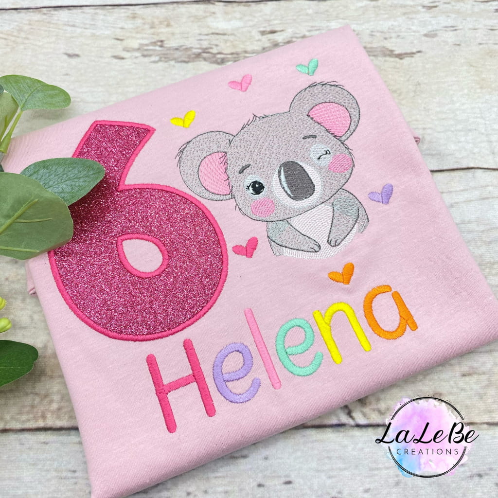Koala T-Shirt zum Kindergeburtstag - lalebecreations.de