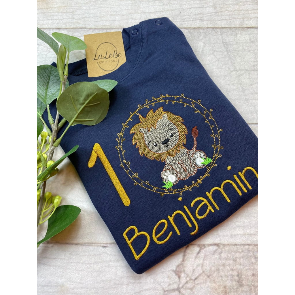 Löwen-Geburtstagsshirt - König-der-Tiere T-Shirt