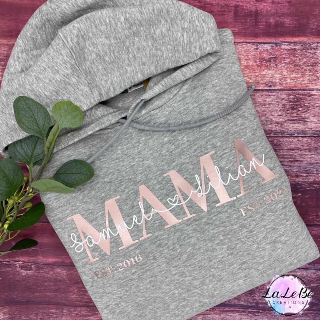 MAMA Hoodie mit Kindernamen