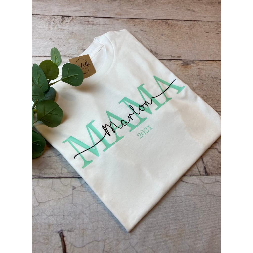 Personalisiertes Mama T-Shirt