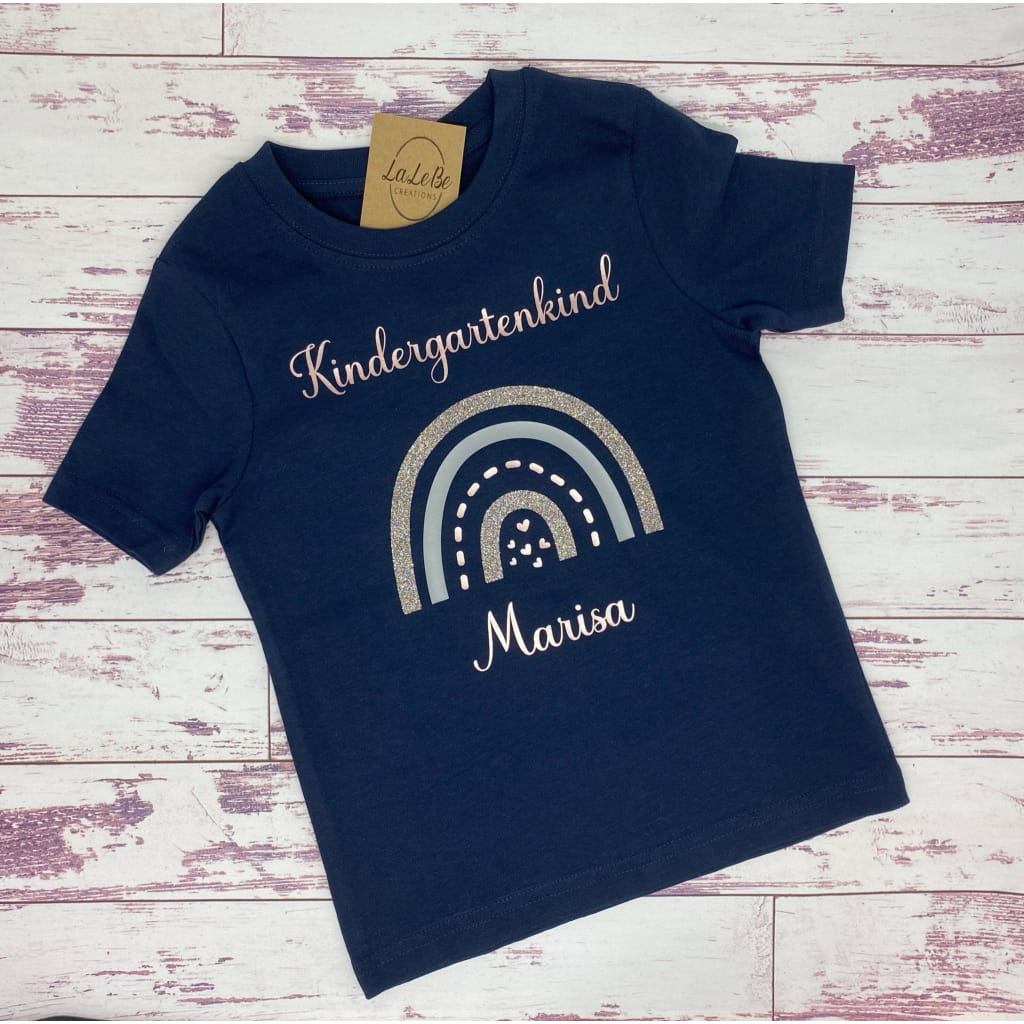 Regenbogen Kindergartenkind Schulkind Turnbeutel T-Shirt