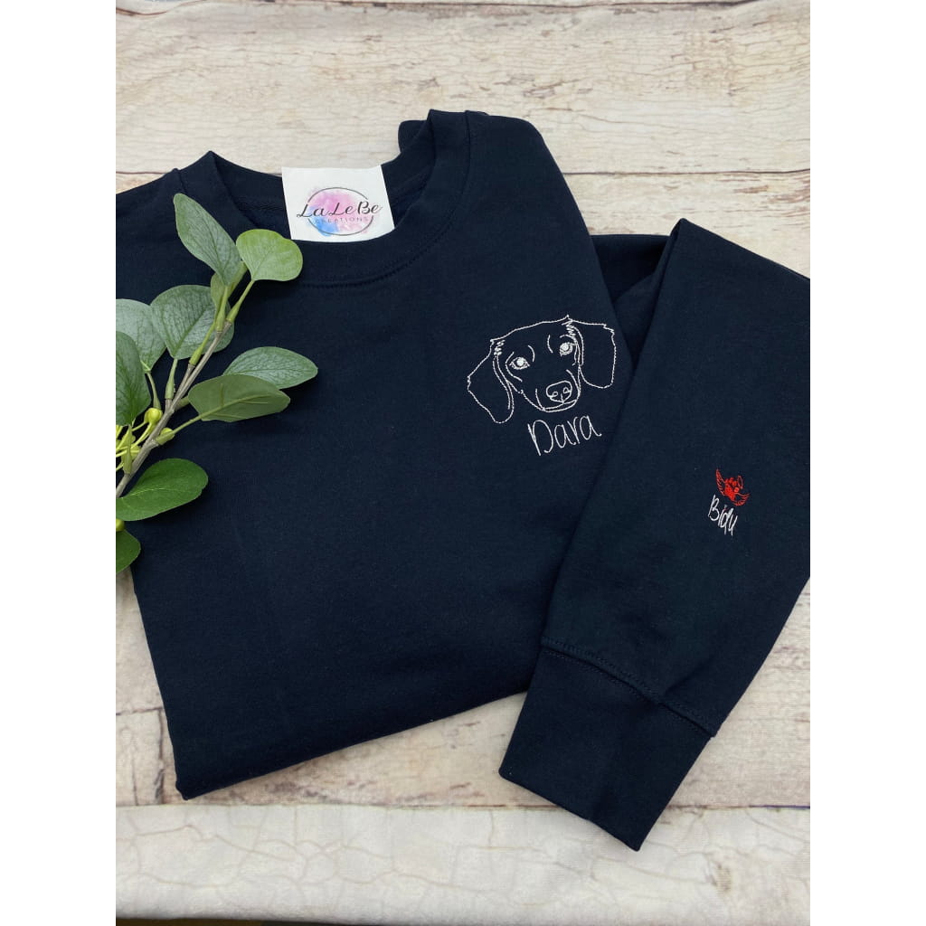 Sweatshirt für Hundeeltern mit Rassenmotiv