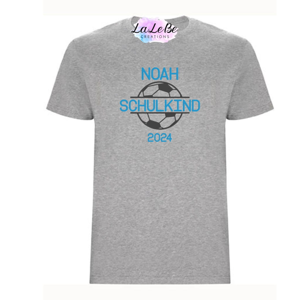 T-Shirt zum ersten Schultag mit Fußballmotiv