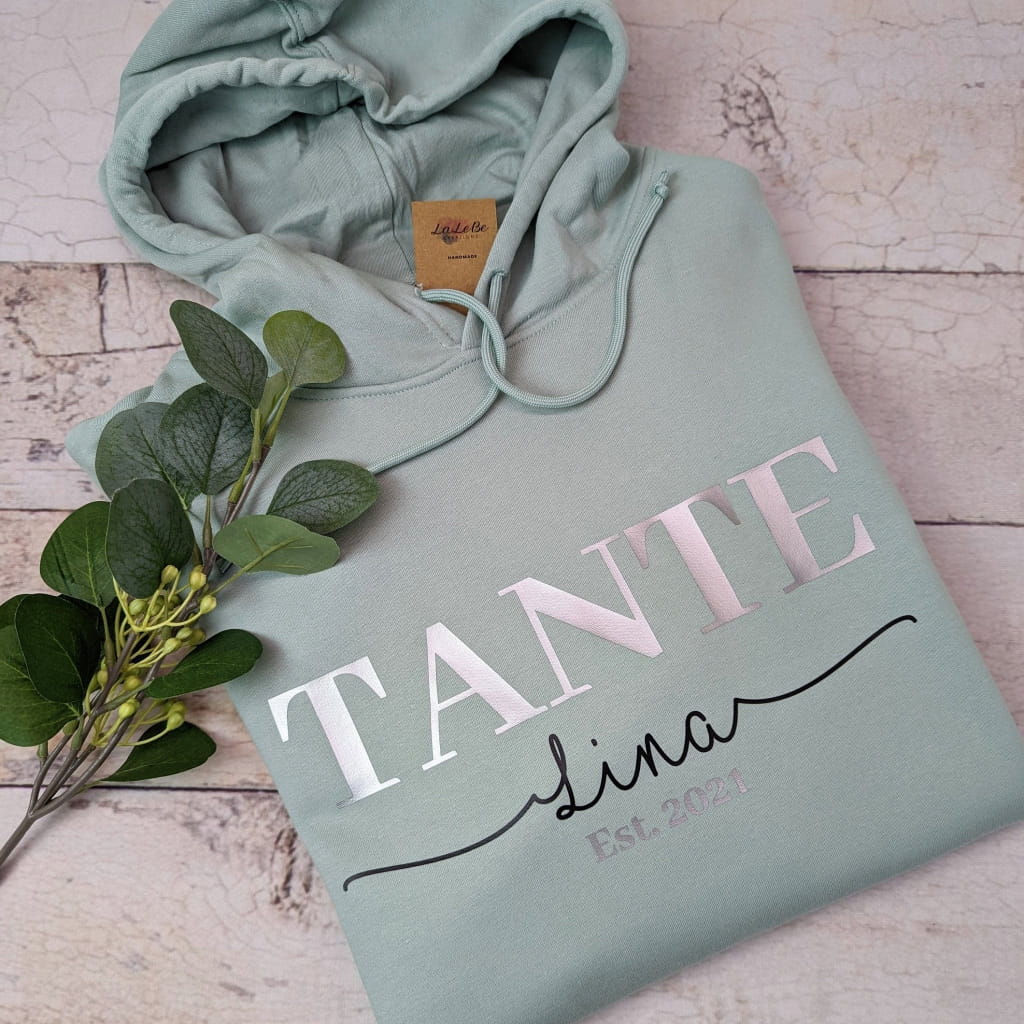 Tante Hoodie, Kapuzenpulli Partnerlook für die ganze Familie - lalebecreations.de