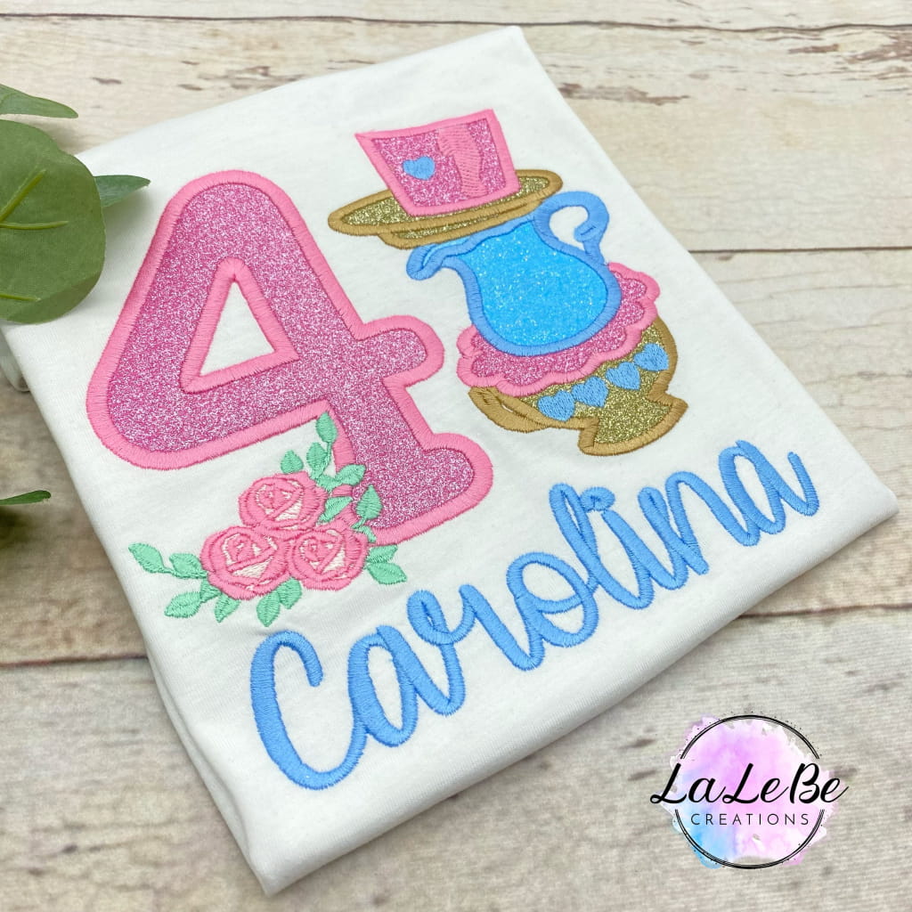 Teeparty Geburtstagsshirt für Mädchen