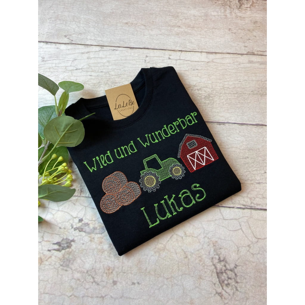Traktor Bauernhof Geburtstagsshirt für Kinder