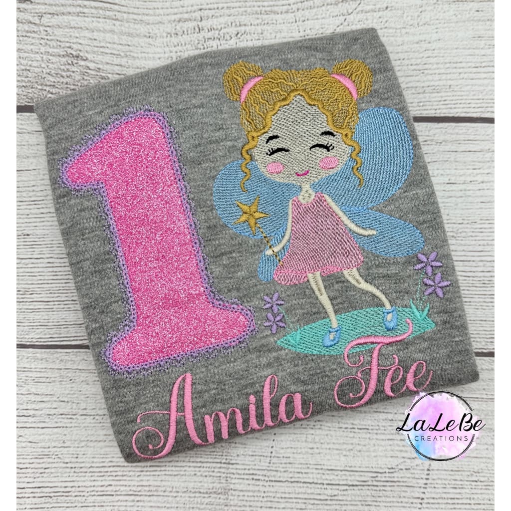 Zauberhaftes Feen Geburtstagsshirt Personalisierter