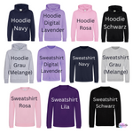 Pegasus Geburtstagspullover – Besticktes und personalisiertes Sweatshirt mit Name und Alter - lalebecreations.de