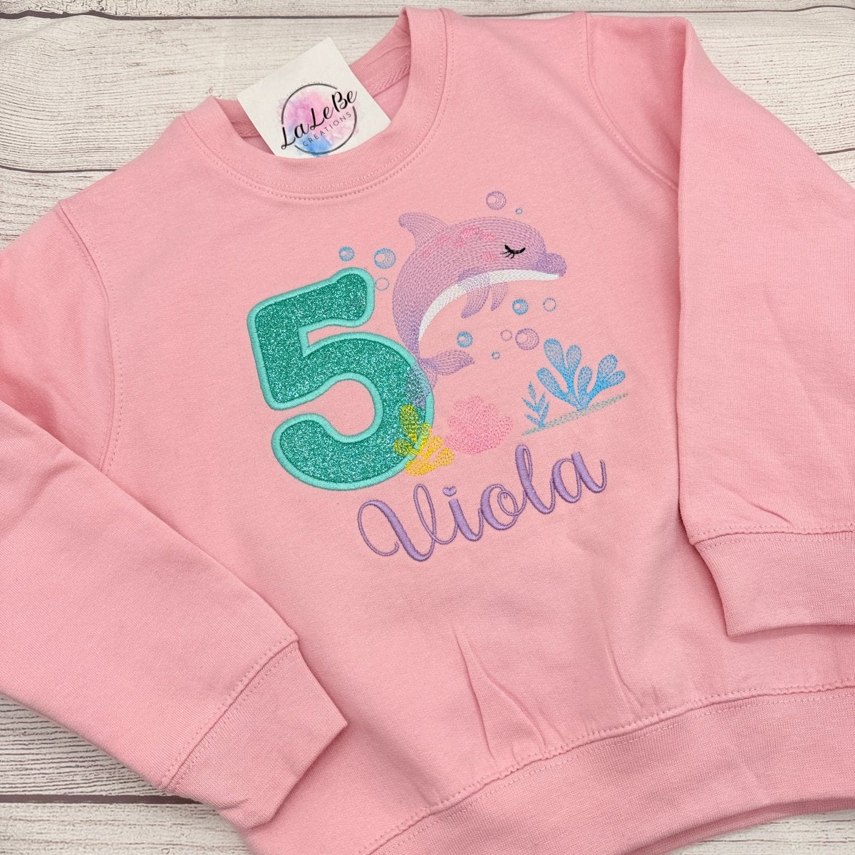 Delfin Geburtstags-T-Shirt Unterwasser Shirt