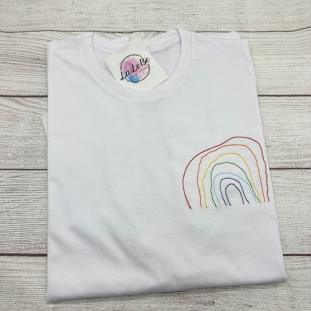 Besticktes Sweatshirt mit Kinderzeichnung