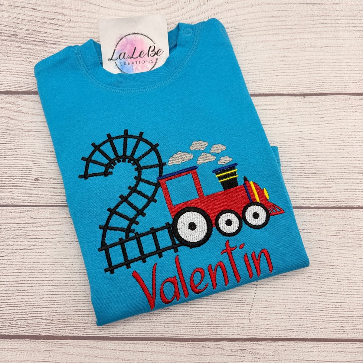 Lokomotive Geburtstagsshirt für Kinder