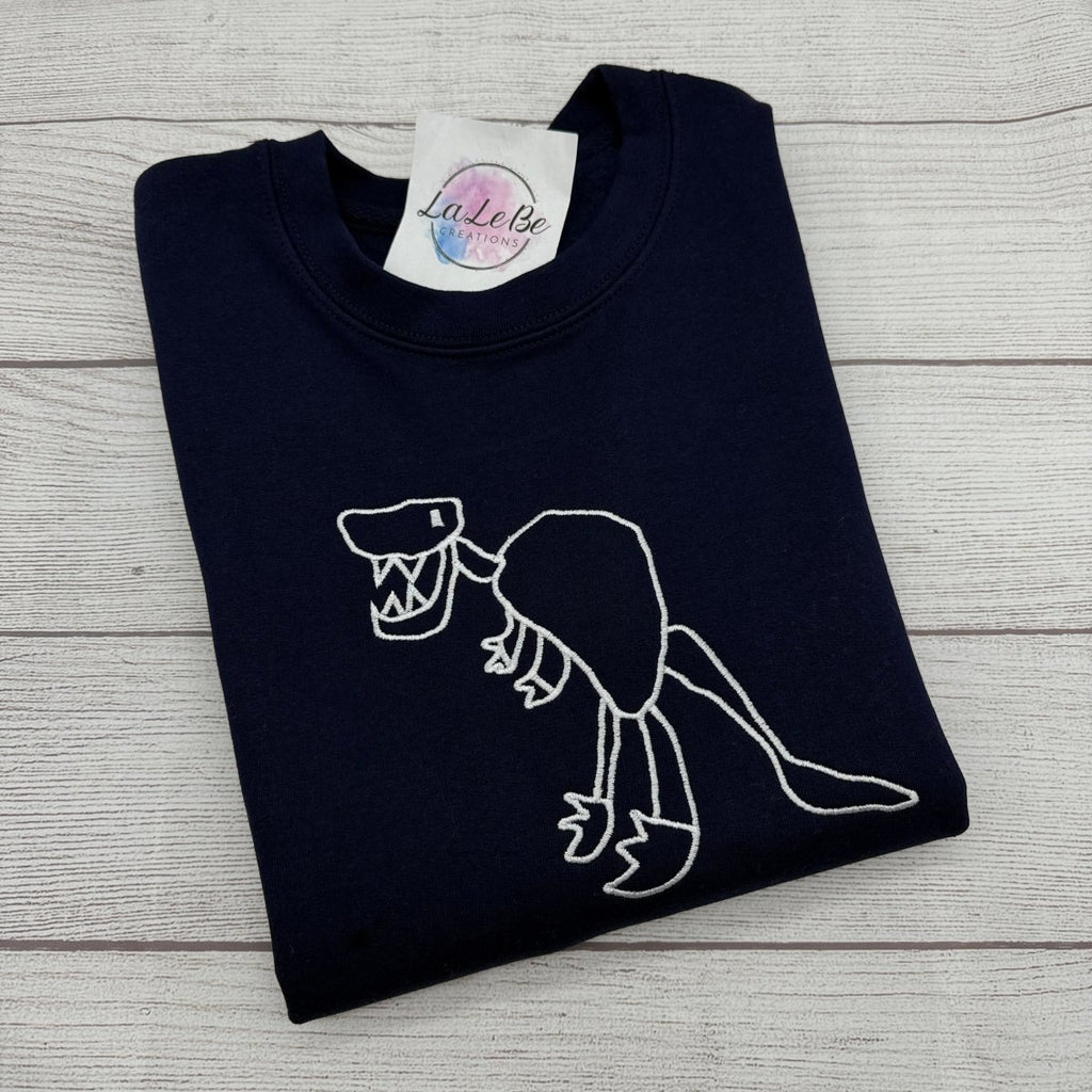 Personalisiertes Kinderzeichnung Sweatshirt –