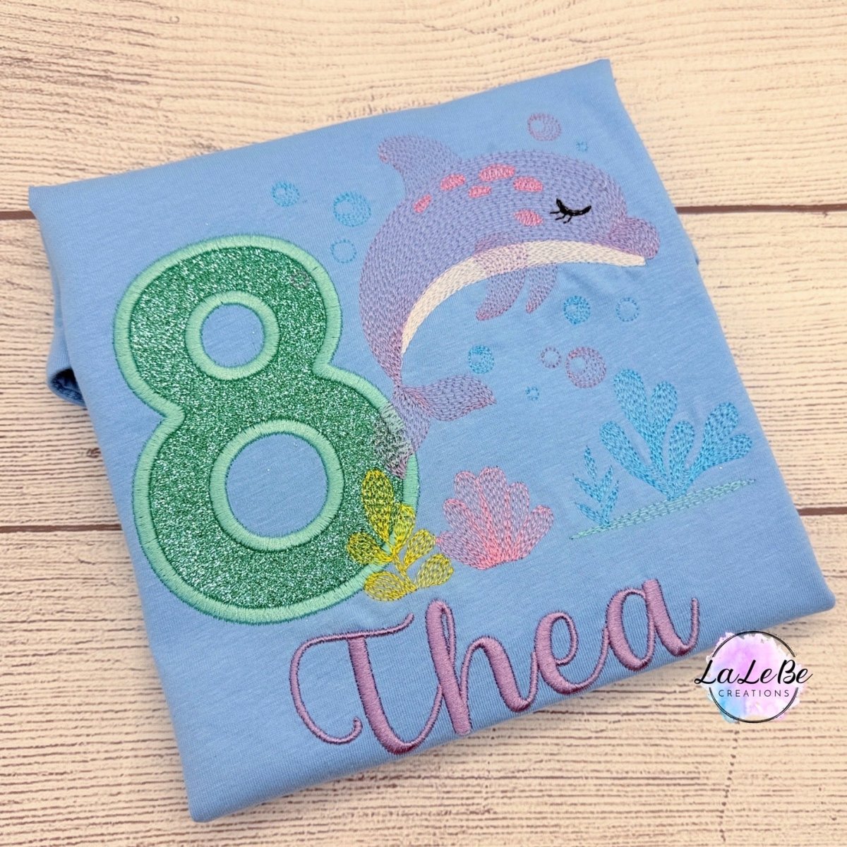 Delfin Geburtstags-T-Shirt Unterwasser Shirt