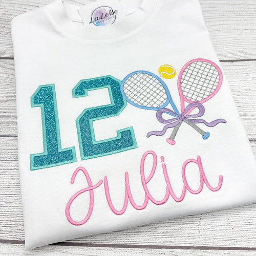 Besticktes Geburtstags-T-Shirt für Mädchen – Personalisiert