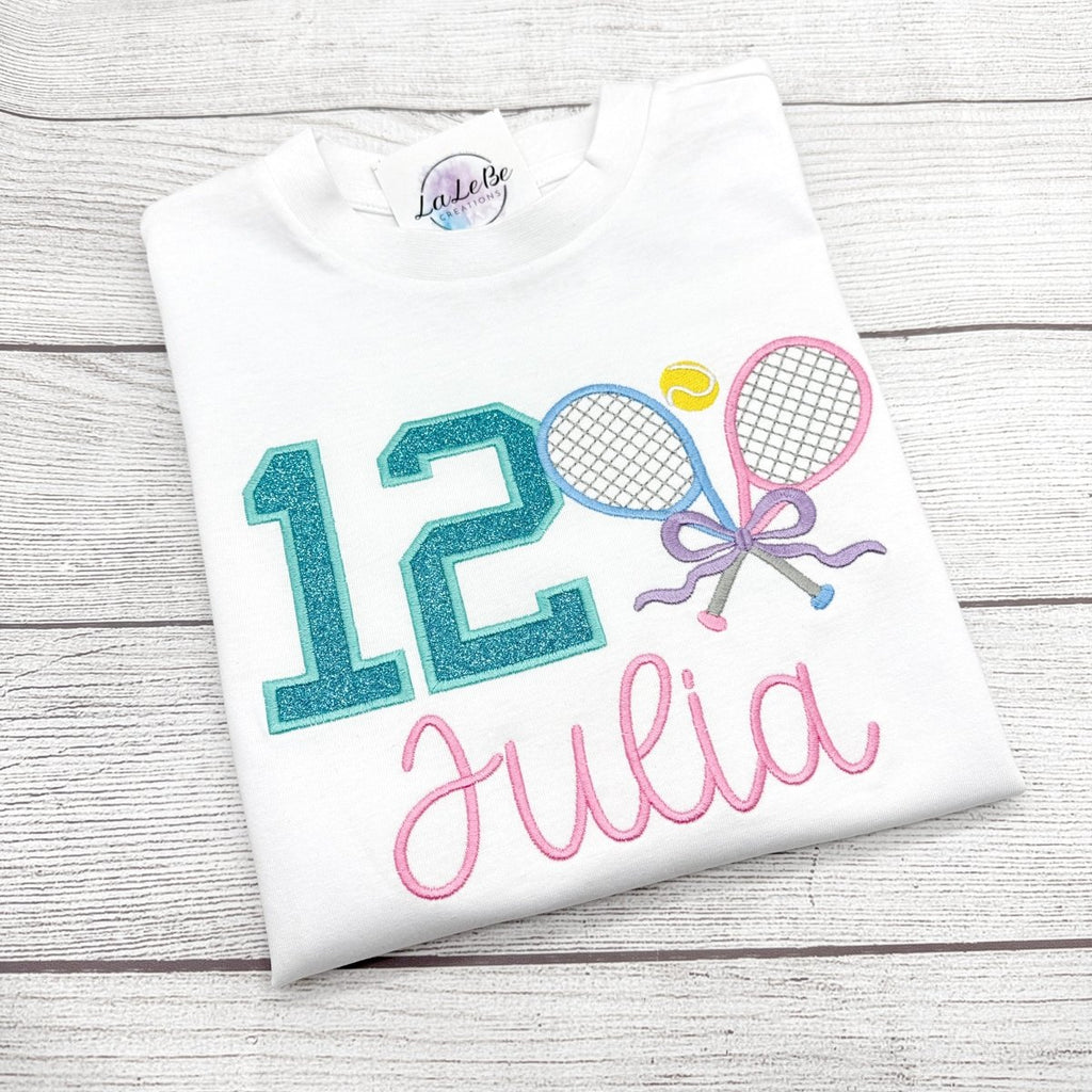 Besticktes Geburtstags-T-Shirt für Mädchen – Personalisiert