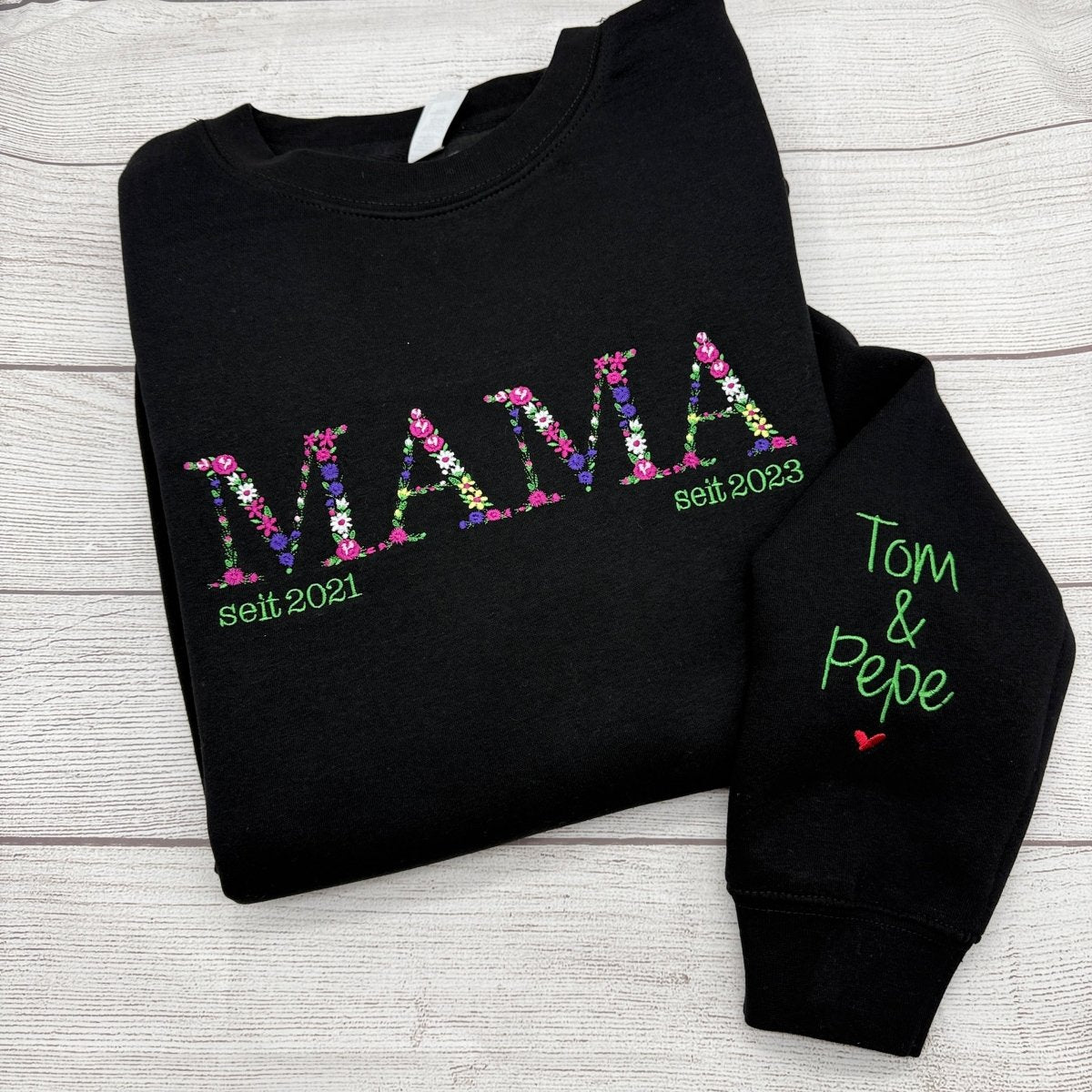 MAMA Sweatshirt personalisiert mit Geburtsjahrgang