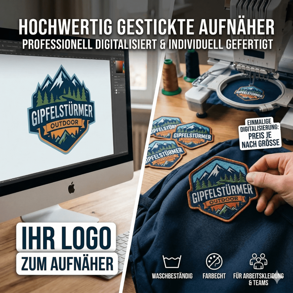 Patch Stickerei - Logo Stickerei