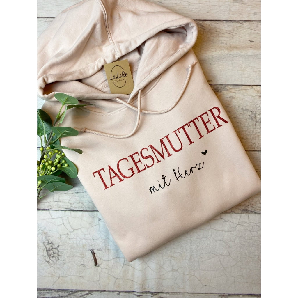 Personalisiertes Geschenk Hoodie für Erzieherin, Tagesmütter, Lehrerin mit Namen - lalebecreations.de