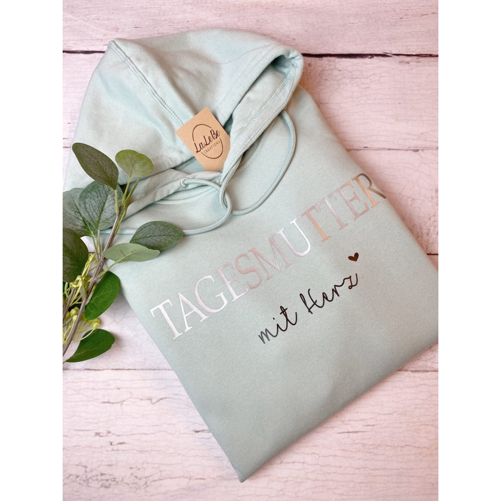 Personalisiertes Geschenk Hoodie für Erzieherin, Tagesmütter, Lehrerin mit Namen - lalebecreations.de
