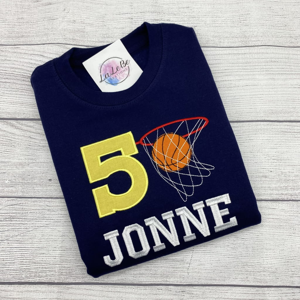 Basketball Geburtstagspullover für Jungen - lalebecreations.de