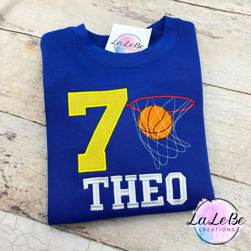 Basketball Geburtstagspullover für Jungen