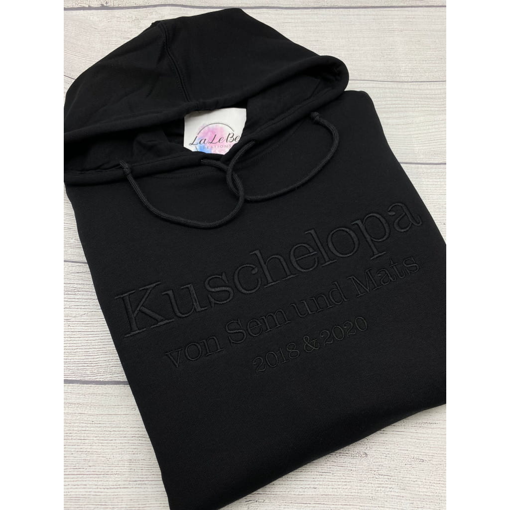 Bestickter Opa-Hoodie - Persönlich & Gemütlich - lalebecreations.de