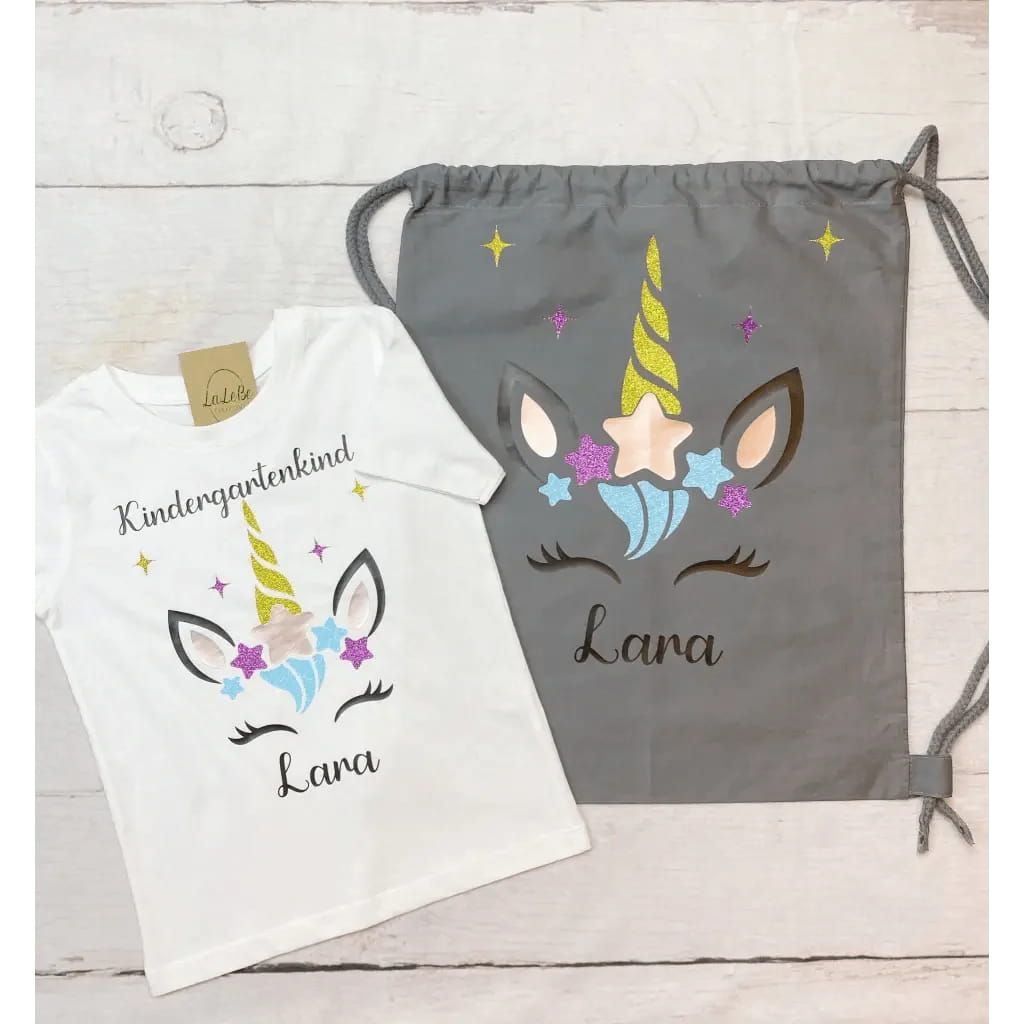 Einhorn Kindergartenkind T-Shirt - lalebecreations.de