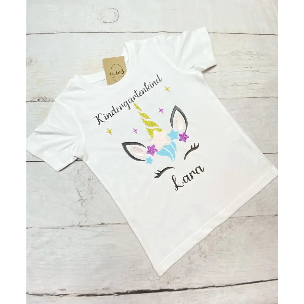 Einhorn Kindergartenkind T-Shirt - lalebecreations.de