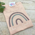 Einschulung T-Shirt mit Regenbogen Motiv - lalebecreations.de