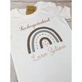 Einschulung T-Shirt mit Regenbogen Motiv
