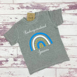 Einschulung T-Shirt mit Regenbogen Motiv - lalebecreations.de