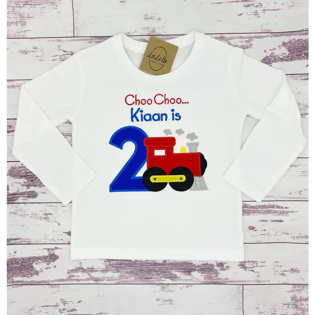 Eisenbahn Geburtstags-T-Shirt für Jungen - lalebecreations.de