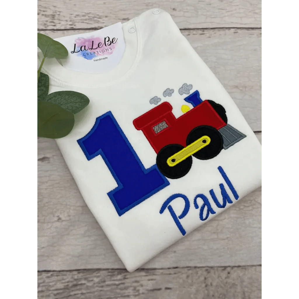 Eisenbahn Geburtstags-T-Shirt für Jungen