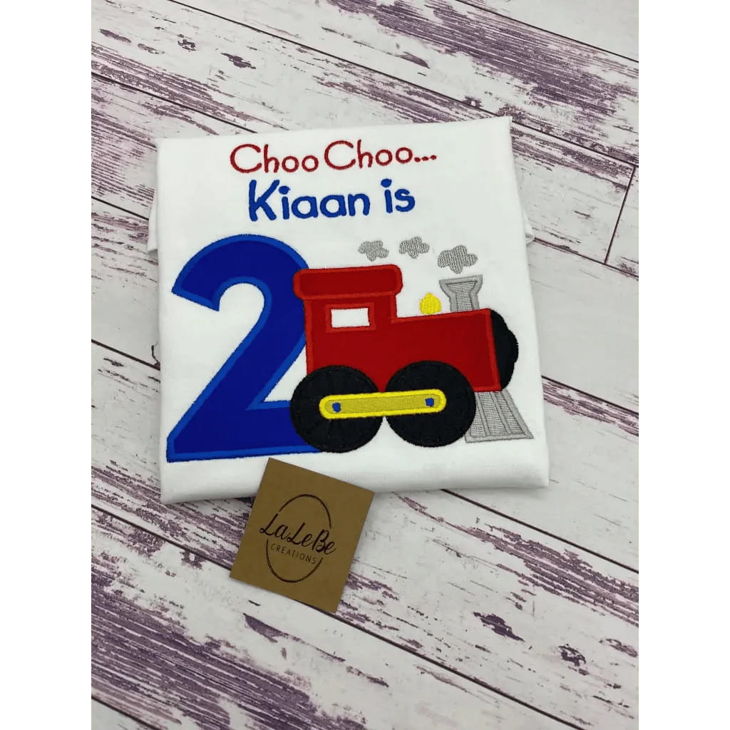 Eisenbahn Geburtstags-T-Shirt für Jungen