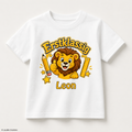 Erstklassig Löwen T-Shirt personalisiert mit Name – Schulkind – LaLeBe Creations