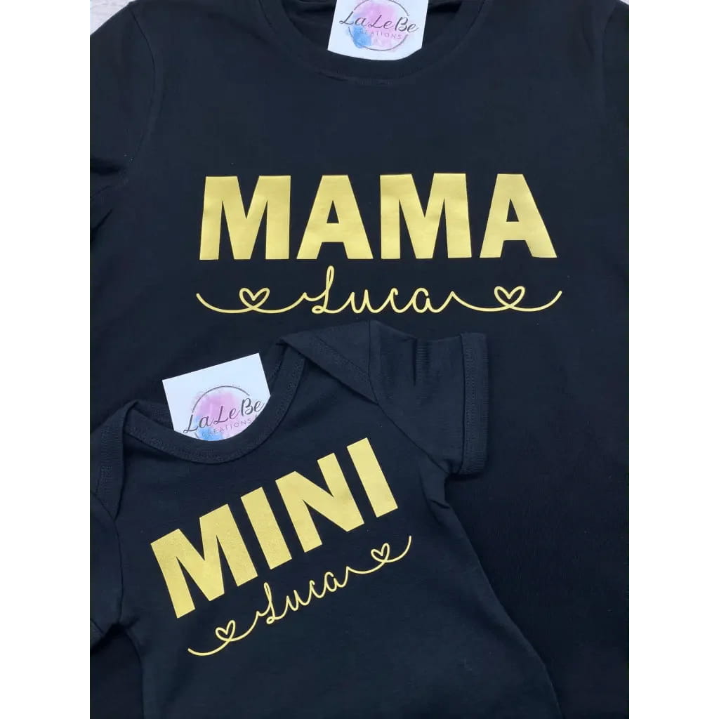 Exklusive Partnerlook Mutter & Tochter T-Shirts