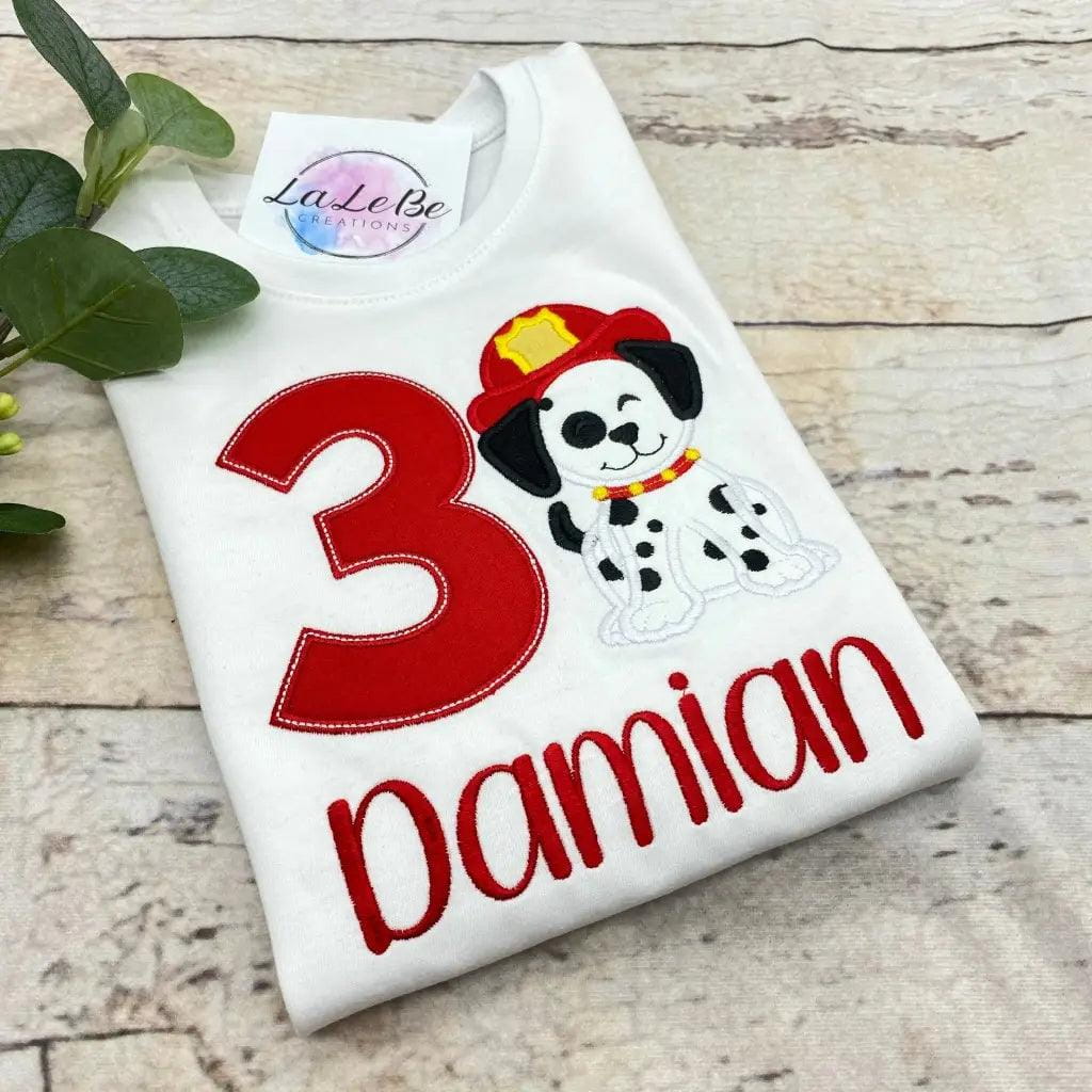 Feuerwehr Hund Geburtstagsshirt