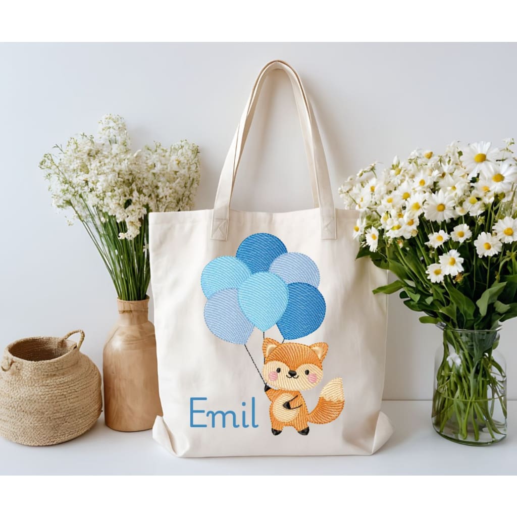 Fuchs - Tasche als Wechselkleidung für den Kindergarten oder die Schule - lalebecreations.de