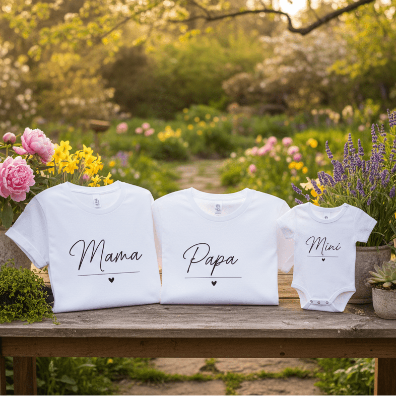 Familienoutfit Mama Papa Mini