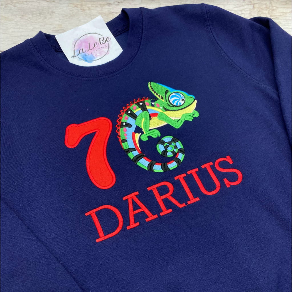 Geburtstagspulli mit Chamäleon-Motiv für Jungen Sweatshirt