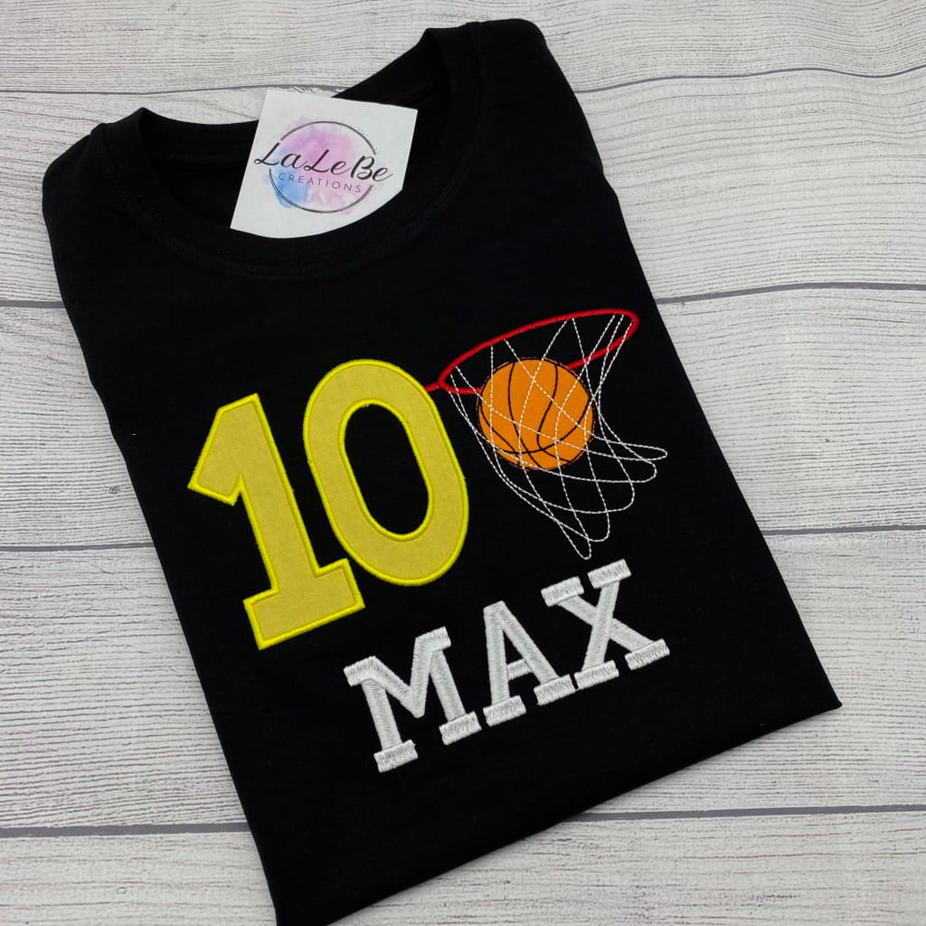 Geburtstagsshirt Basketball - lalebecreations.de